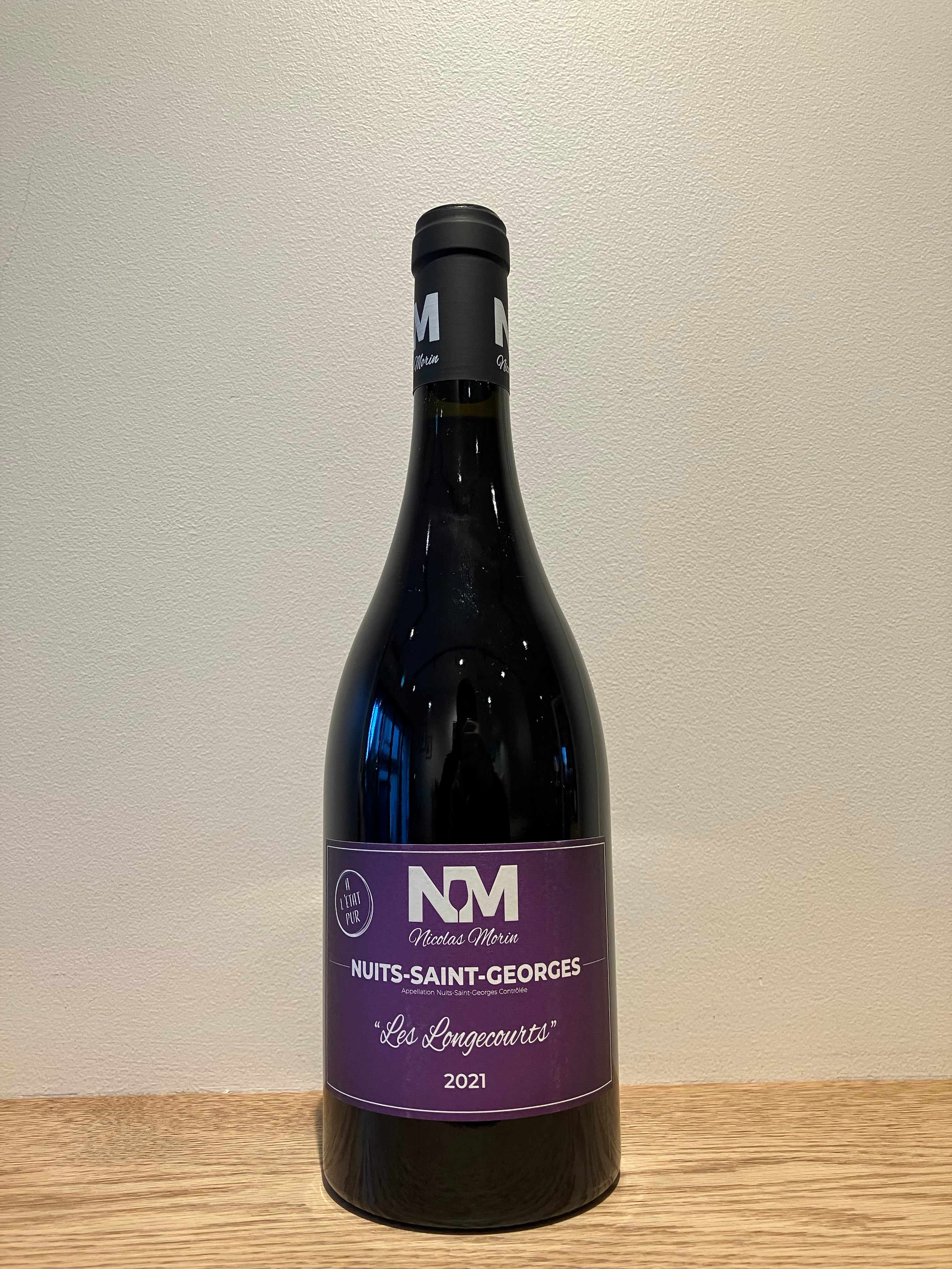 Nicolas Morin Nuits-St-Georges Les Longecourts A L'Etat Pure 2021