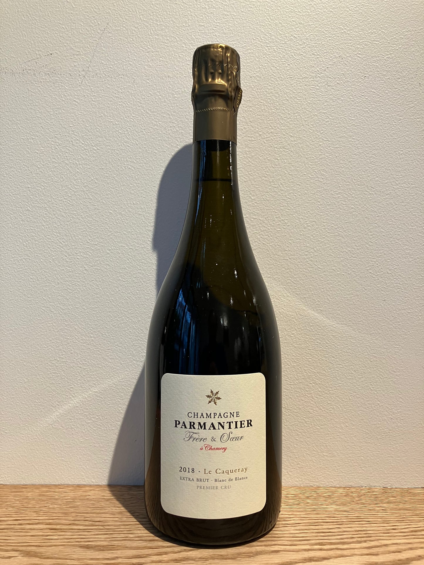 Parmantier Frère et Sœur Extra Brut Blanc de Blancs Premier Cru Le Caqueray 2018 / パルマンティエ フレール・エ・スール エクストラ・ブリュット ブラン・ド・ブラン・プルミエ・クリュ ル・カクレ