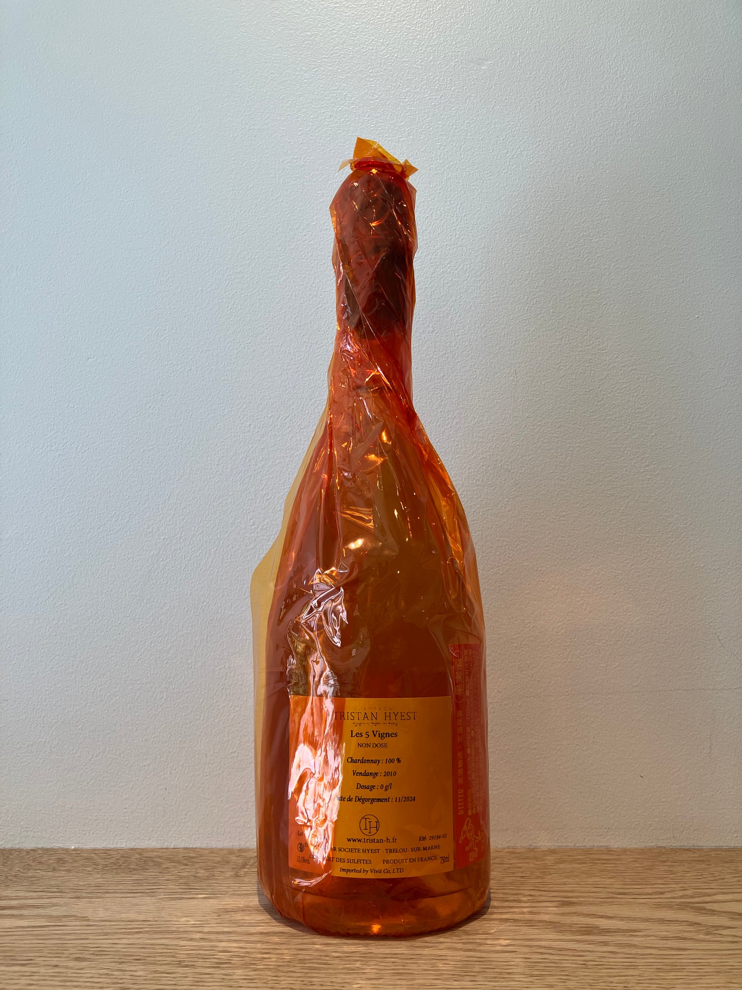 【購入条件付き】Tristan Hyest Les 5 Vignes 2010 / トリスタン・イエスト レ・サンク・ヴィーニュ