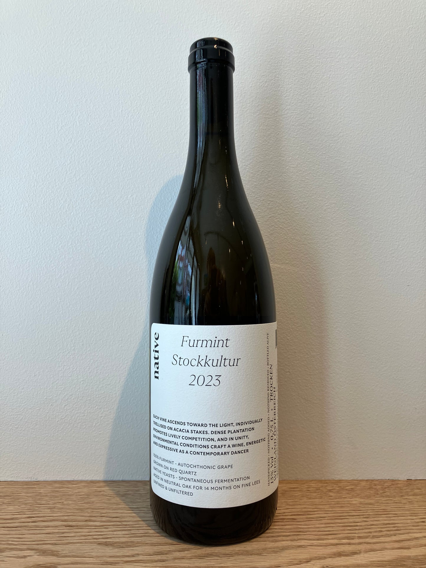 Wenzel Furmint Stockkultur 2023 / ヴェンツェル フルミント シュトッククルトゥワ