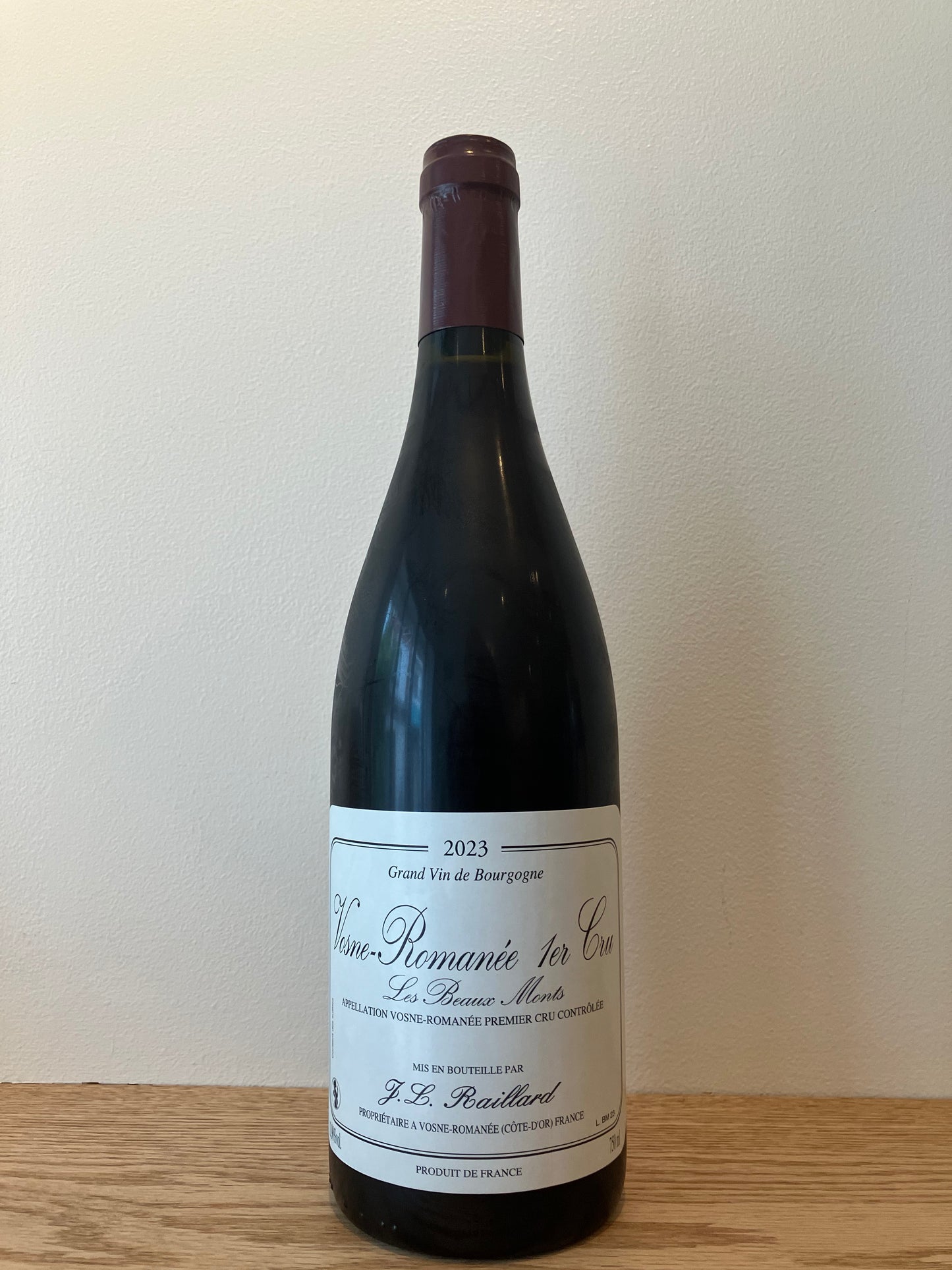 【購入条件付き】Jean Louis Raillard Vosne-Romanée 1er Cru Les Beaux-Monts 2023 / ジャン・ルイ・ライヤール ヴォーヌ・ロマネ プルミエ・クリュ レ・ボー・モン