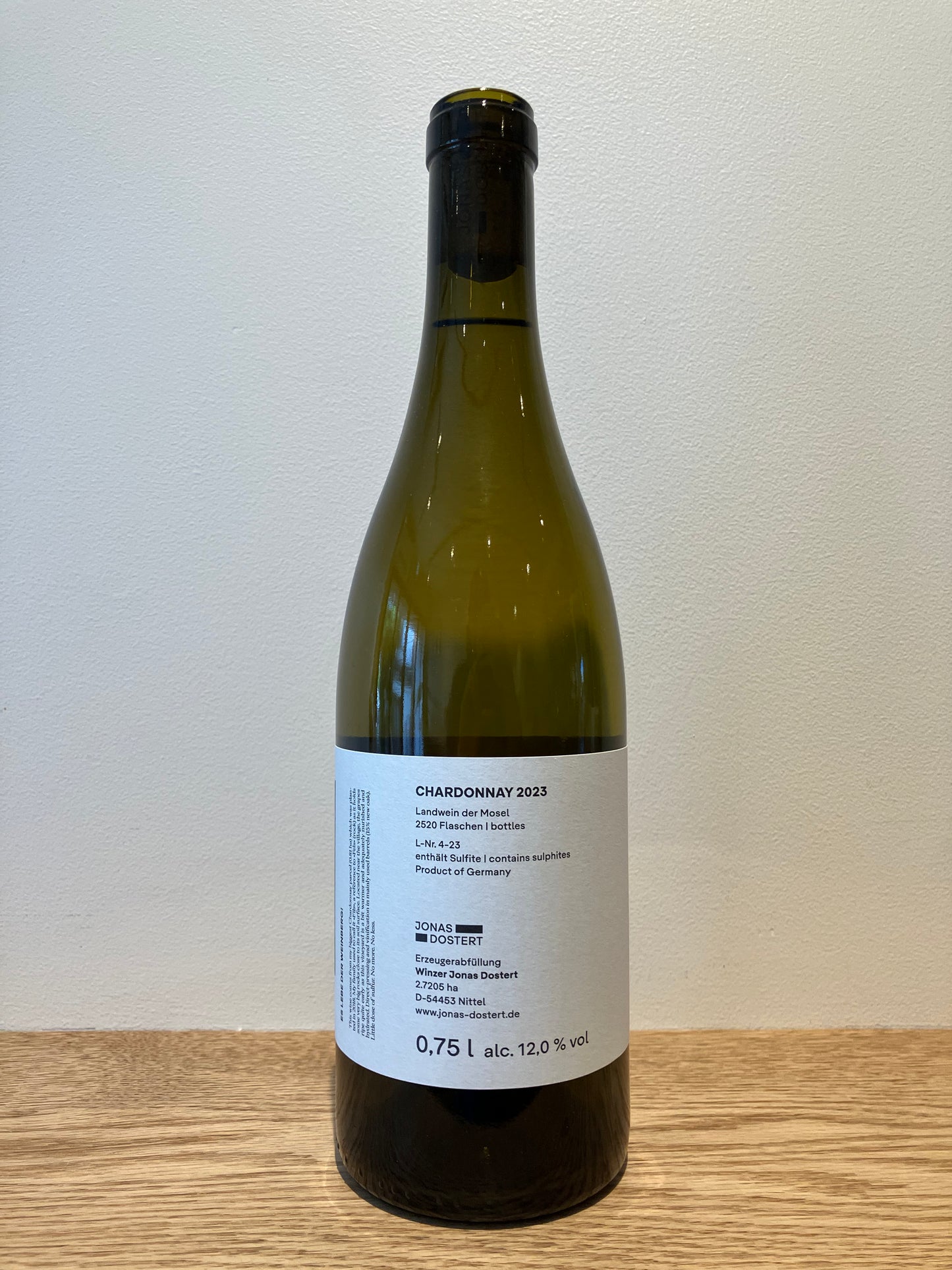 Jonas Dostert Chardonnay 2023 / ヨーナス・ドスタート シャルドネ