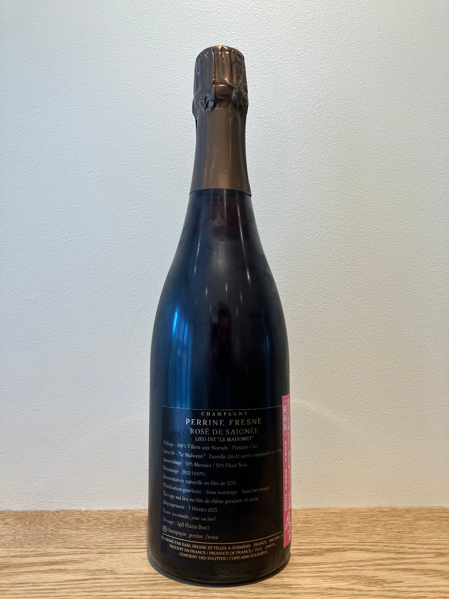 【購入条件付き】Perrine Fresne Le Mahomet V22 NV / ペリンヌ・フレヌ ル・マオメ ロゼ