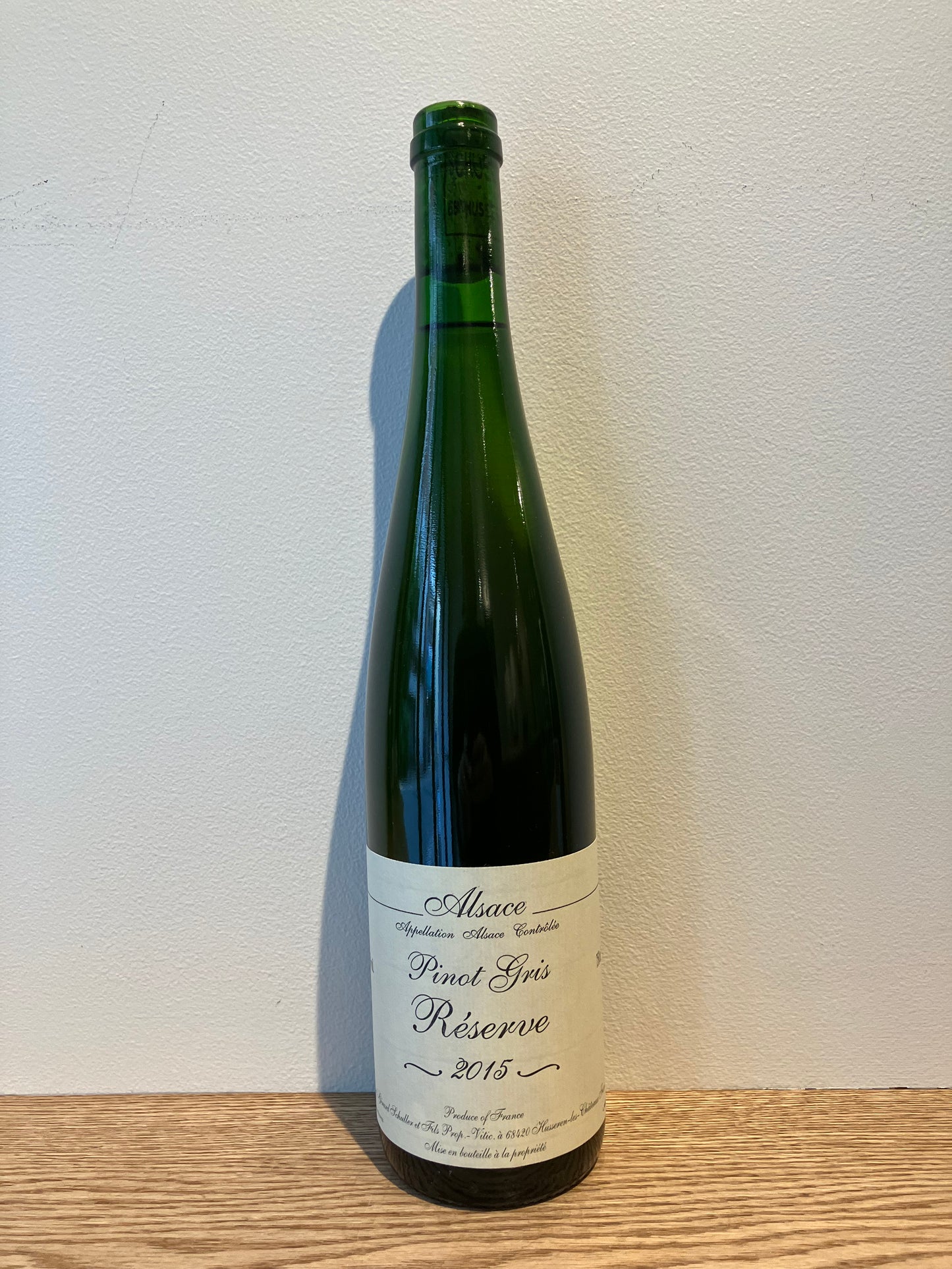 【購入条件付き】Gérard Schueller et Fils Pinot Gris Réserve 2015 / ジェラール・シュレール・エ・フィス ピノ・グリ・レゼルヴ