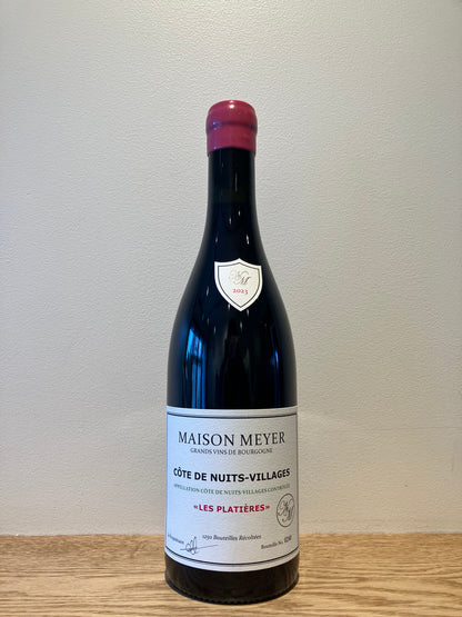 【購入条件付き】Maison Meyer Cote de Nuits-Village Rouge "Les Platières" 2023 / メゾン・メイヤー コート・ド・ニュイ・ヴィラージュ・ルージュ レ・プラティエール
