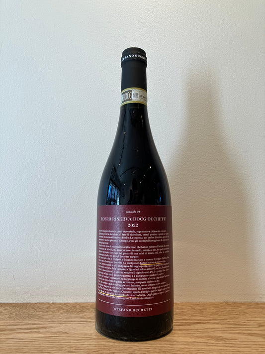 Stefano Occhetti Roero Occhetti Riserva 2022   / ステファノ・オケッティ ロエロ・オケッティ・リゼルヴァ