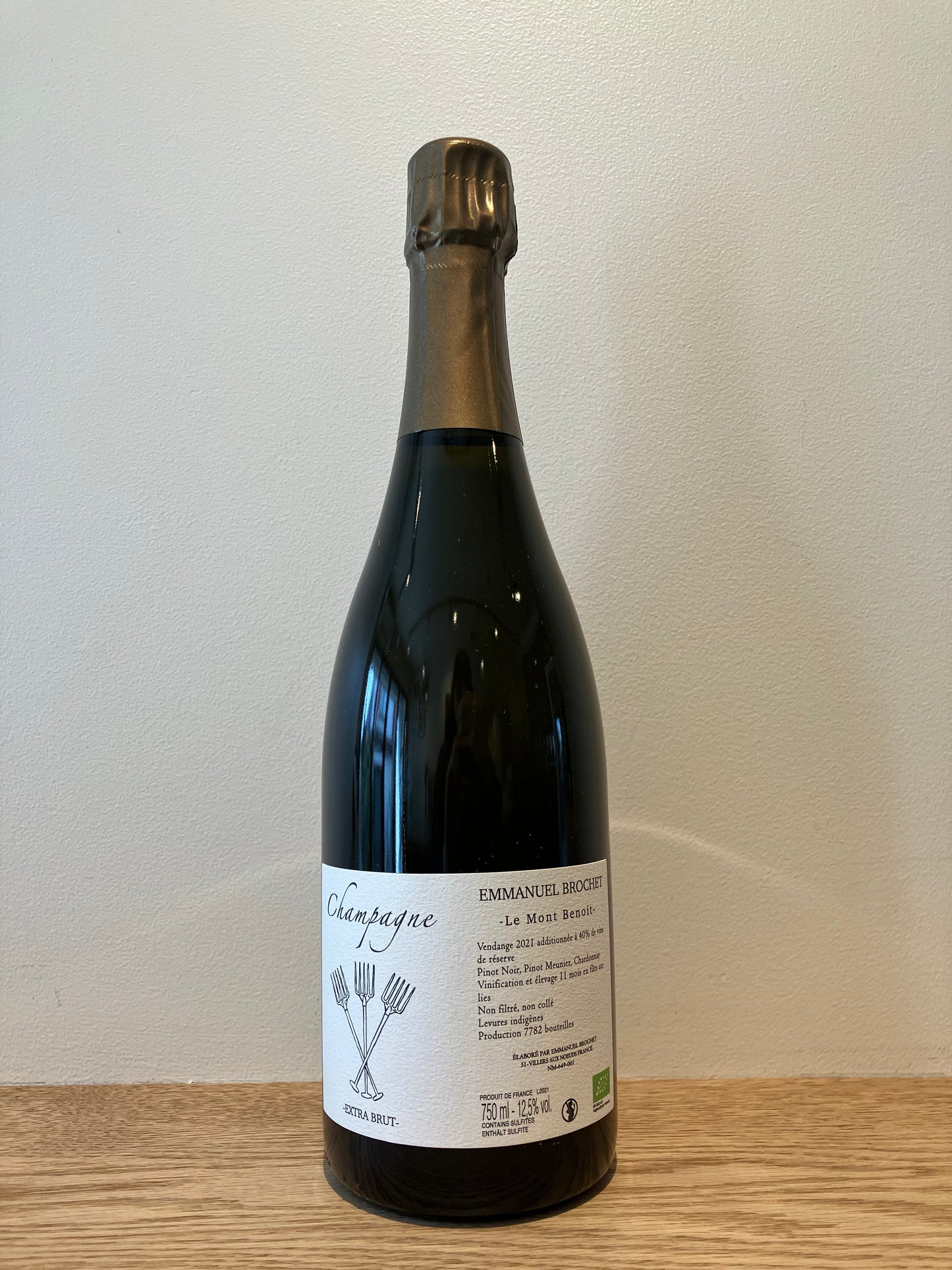 【購入条件付き】Emmanuel Brochet Extra Brut Le Mont Benoît 1er Cru NV (2021) / エマニュエル・ブロシェ エクストラ・ブリュット ル・モン・ブノワ プルミエ・クリュ