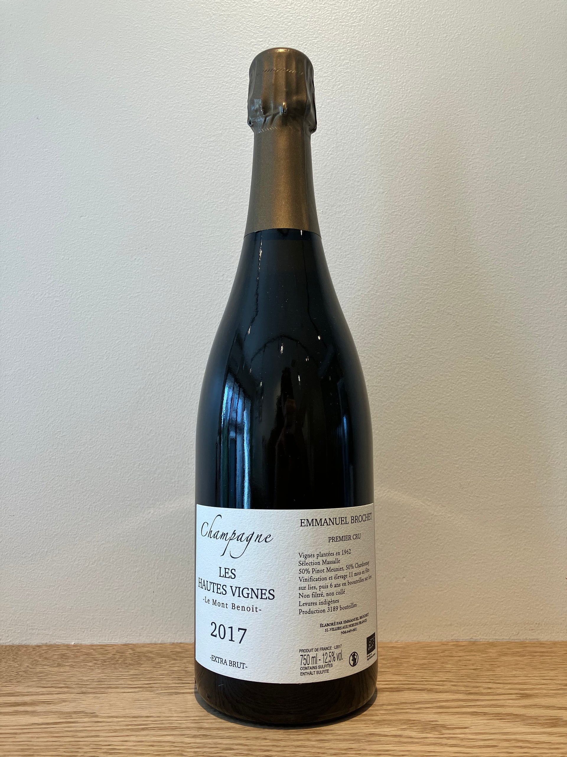 エマニュエル　ブロシェ LES HAUTES VIGNES 2017 購入条件付き】Emmanuel Brochet Extra Brut Les Hautes Vignes 2017