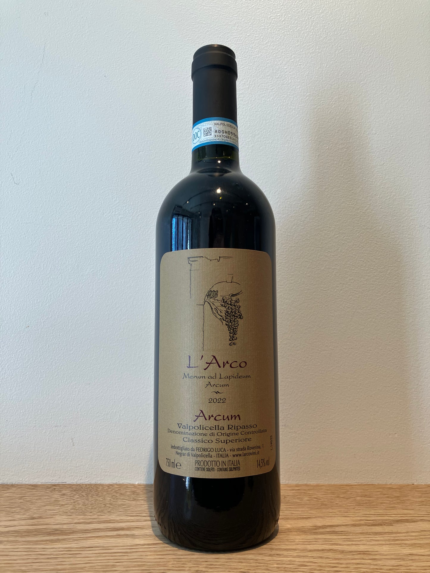 L’Arco Valpolicella Ripasso Classico Superiore 2022 / ラルコ ヴァルポリチェッラ・リパッソ・クラッシコ・スペリオーレ