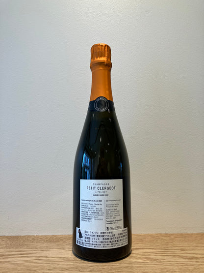 Petit Clergeot Chevry Cuvee Cuve Blanc de Noirs Dosage Zero 2022 / プティ・クレルジョ シュヴリー・キュヴェ・キューヴ ブラン・ド・ノワール ドサージュ・ゼロ