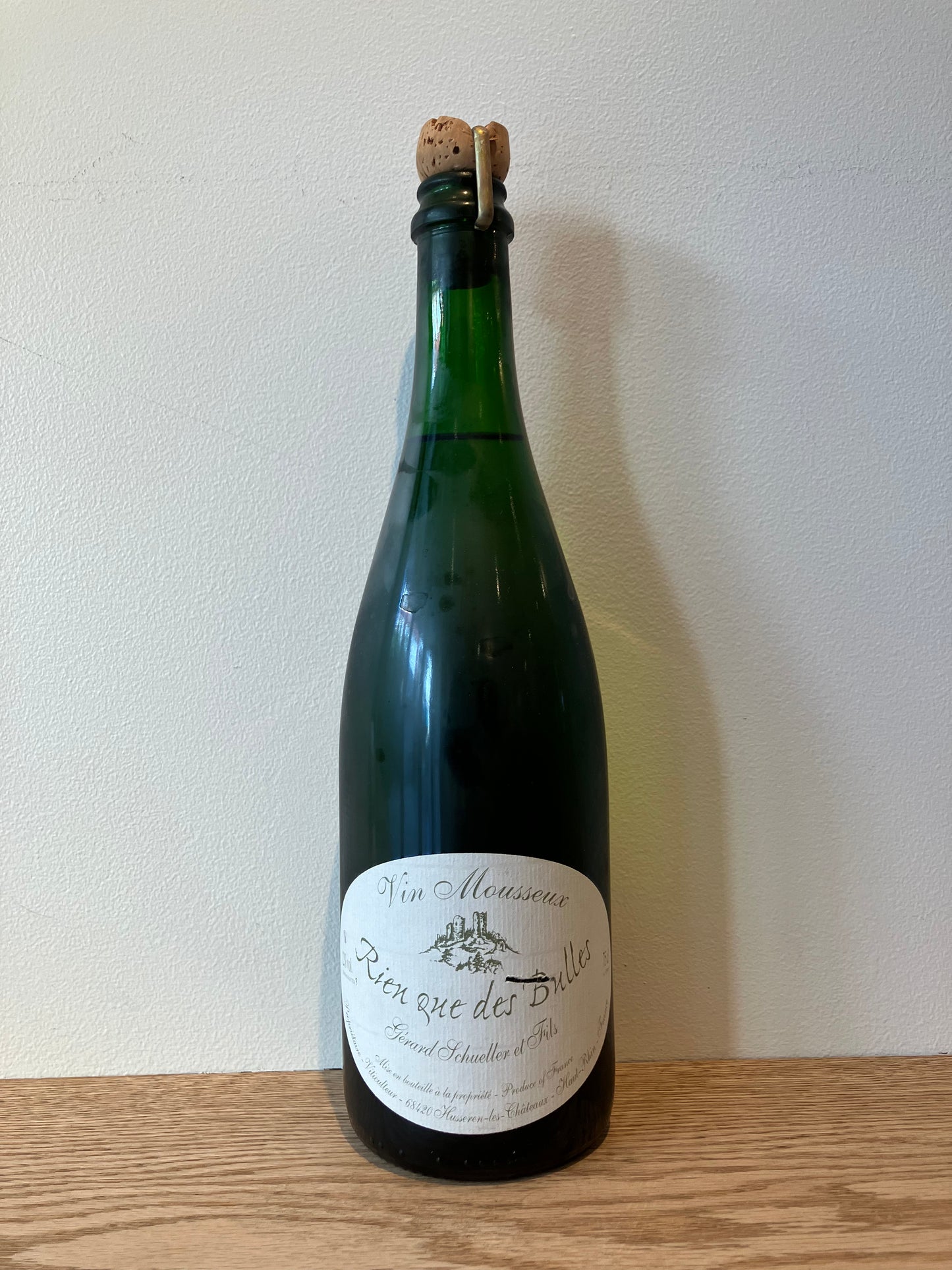 【購入条件付き】Gérard Schueller et Fils Vin mousseux "Rien que des bulles 2011 / ジェラール・シュレール・エ・フィス ヴァン・ムスー リヤン・ク・デ・ブル