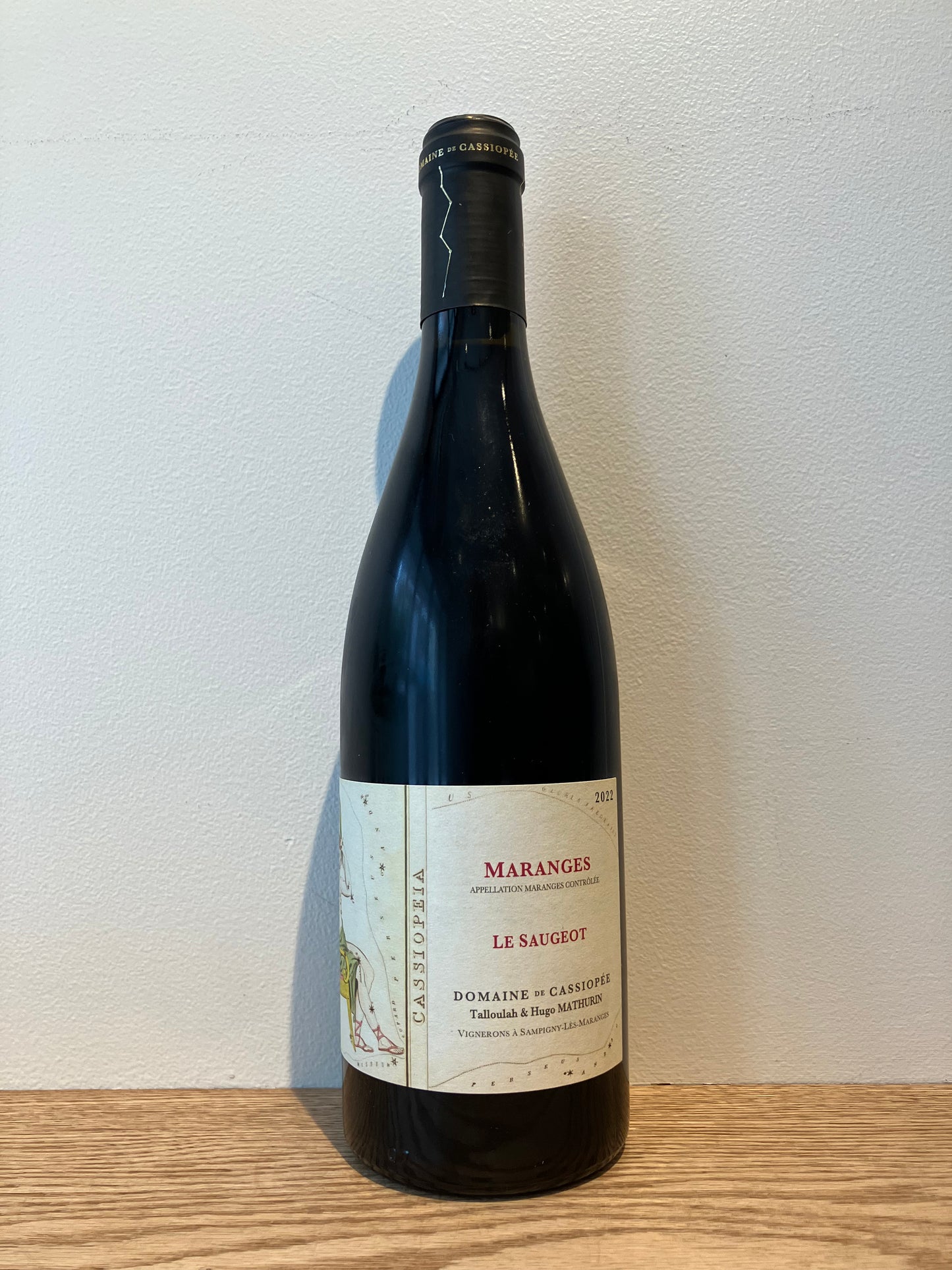 Domaine de Cassiopée Maranges Rouge Le Saugeot 2022 / ドメーヌ・ド・カシオペ マランジュ・ルージュ ル・ソージョ