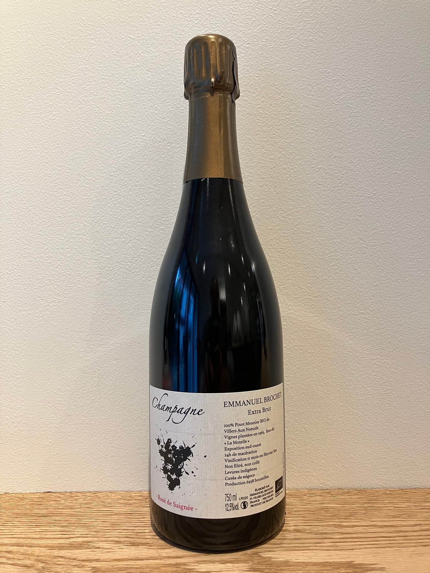 【購入条件付き】Emmanuel Brochet Extra Brut Rosé de Saignée NV (2020) / エマニュエル・ブロシェ エクストラ・ブリュット ロゼ・ド・セニェ