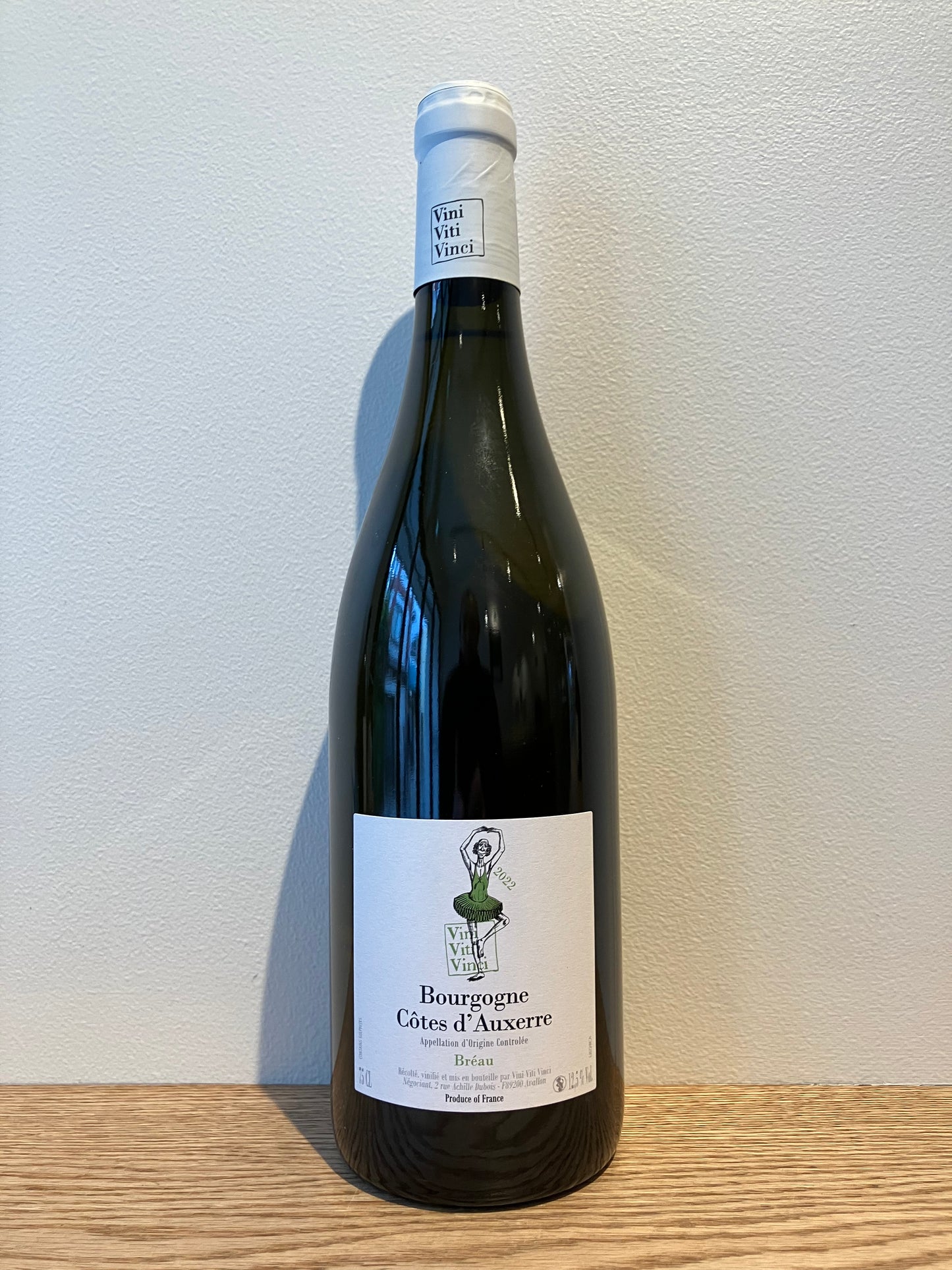 【購入条件付き】Vini Viti Vinci Bourgogne Côtes d'Auxerre Bréau 2022 / ヴィニ・ヴィティ・ヴィンチ ブルゴーニュ・コート・ドセール ブレオ