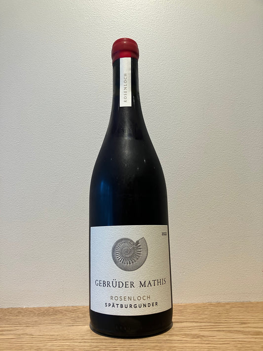 Weingut Gebrüder Mathis Spätburgunder Rosenloch 2022 / ヴァイングート ゲブリューダー・マティス シュペートブルグンダー・ローゼン・ロッホ
