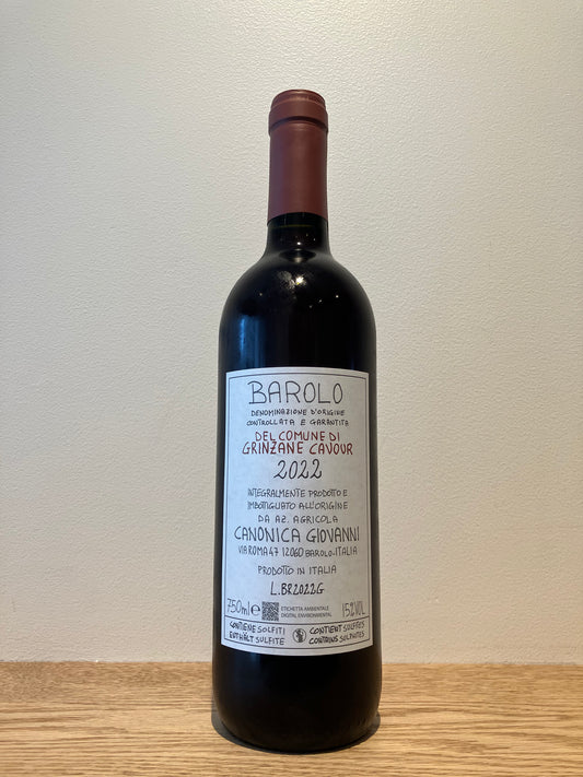 Giovanni Canonica Barolo Grinzane Cavour 2022 / ジョヴァンニ・カノニカ バローロ・グリンツァーネ・カヴール