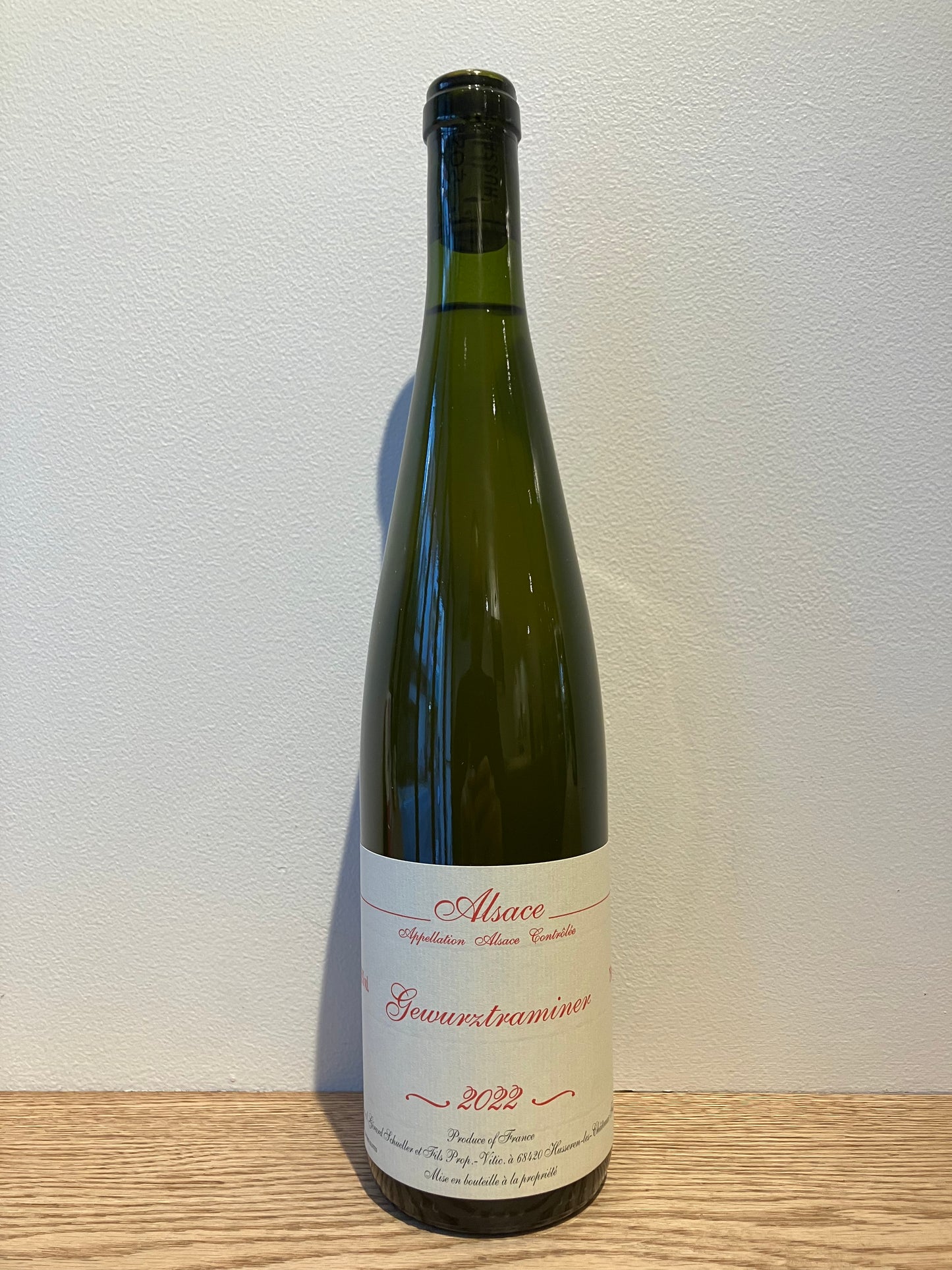 Gérard Schueller et Fils Gewurztraminer 2022 ( Cuvée Particulière ) / ジェラール・シュレール・エ・フィス ゲヴュルツトラミネール (キュヴェ・パルティキュリエール)