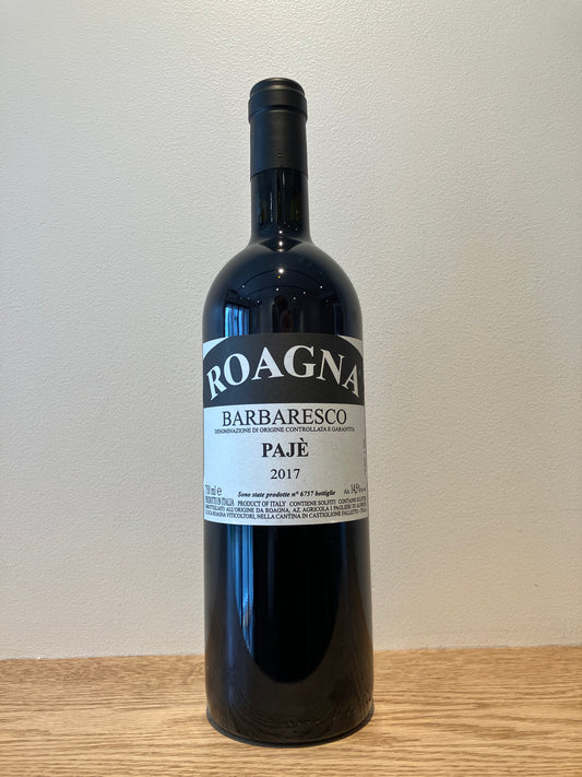 Roagna Barbaresco Pajè 2017 / ロアーニャ バルバレスコ・パイエ