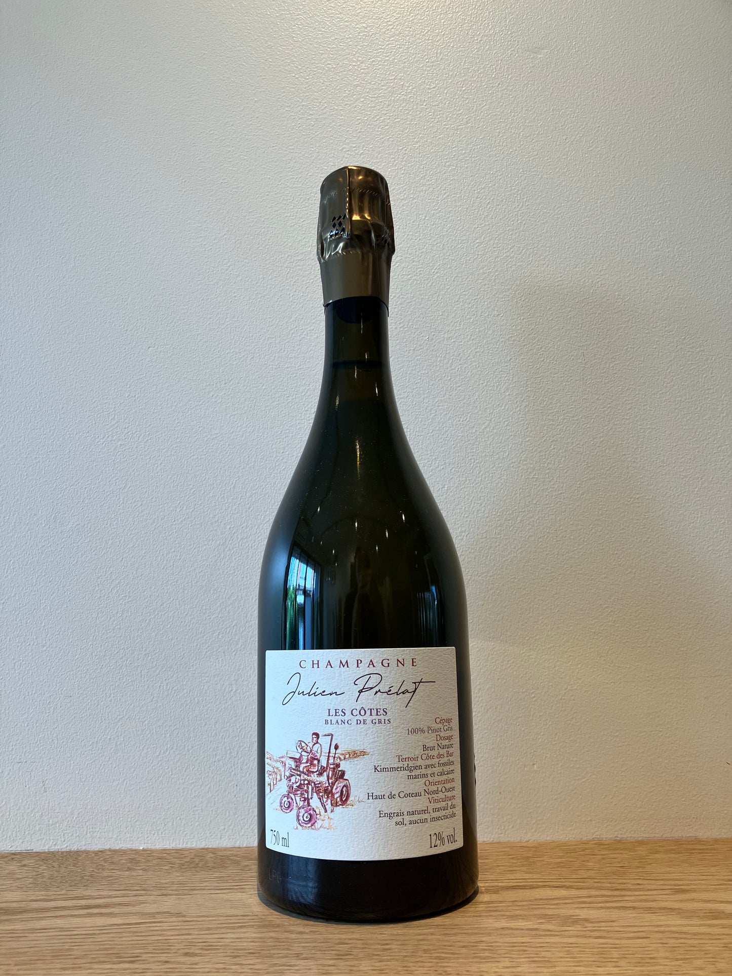 Julien Prélat Les Côtes Blanc de Gris NV (2022) / ジュリアン・プレラ レ・コート ブラン・ド・グリ