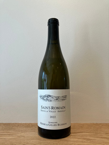 Domaine Henri & Gilles Buisson Saint Romain Blanc Sous la Velle  2022 / ドメーヌ・アンリ・エ・ジル・ビュイッソン サン・ロマン・ブラン・スー・ラ・ヴェル