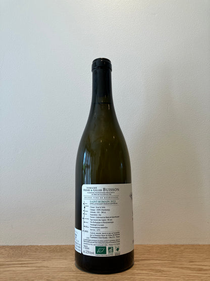 Domaine Henri & Gilles Buisson Saint Romain Blanc Sous la Velle  2022 / ドメーヌ・アンリ・エ・ジル・ビュイッソン サン・ロマン・ブラン・スー・ラ・ヴェル