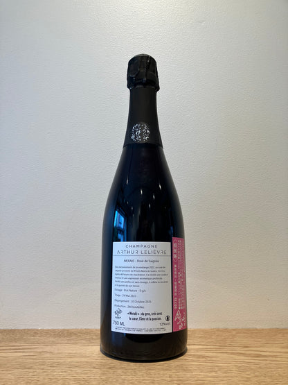 【購入条件付き】Arthur Lelievre Meraki Rose de Saignee  NV (V22) / アルチュール・ルリエーブル メラキ ロゼ・ド・セニエ