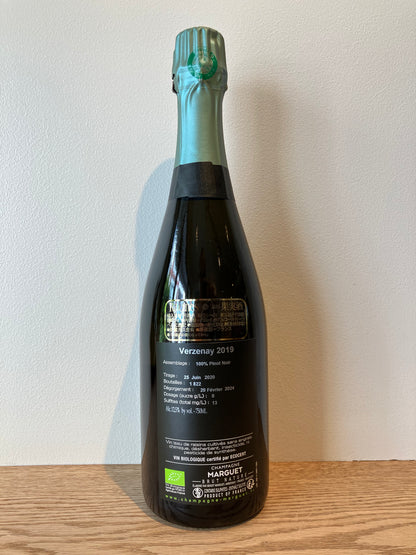 Champagne Marguet Brut Nature Verzenay Grand Cru 2019 / シャンパーニュ・マルゲ ブリュット・ナチュール ヴェルズネイ・グラン・クリュ