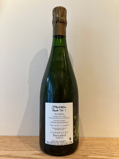 Stroebel Champagne Brut Nature 1er Cru “Pour Toi” NV / ストロエベル シャンパーニュ ブリュット ナチュール プルミエ クリュ “プォー トワ”