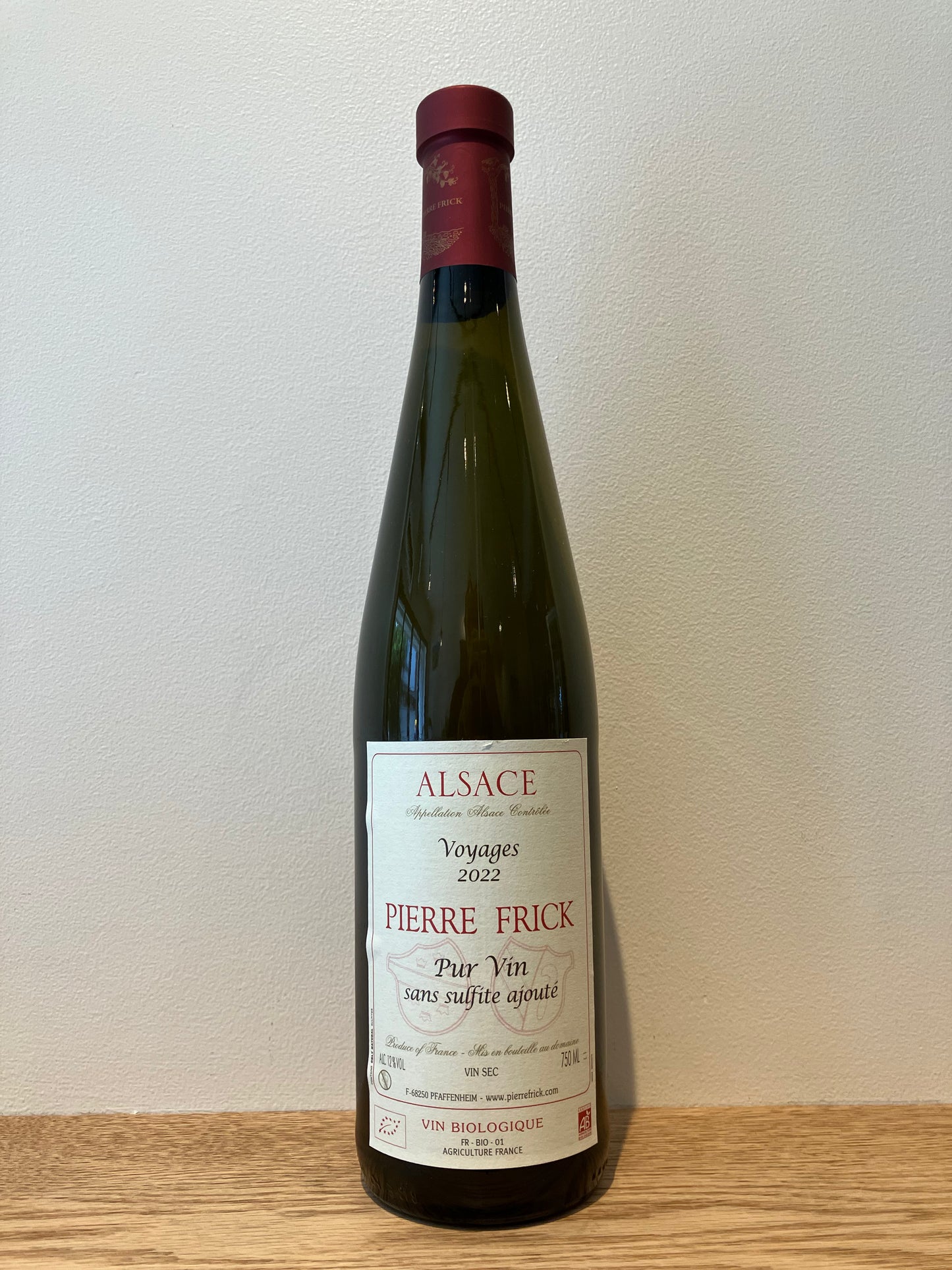 Pierre Frick Voyages sans sulfite ajouté 2022 / ピエール・フリック ヴォワイヤージュ サン・シュルフィト・アジュテ