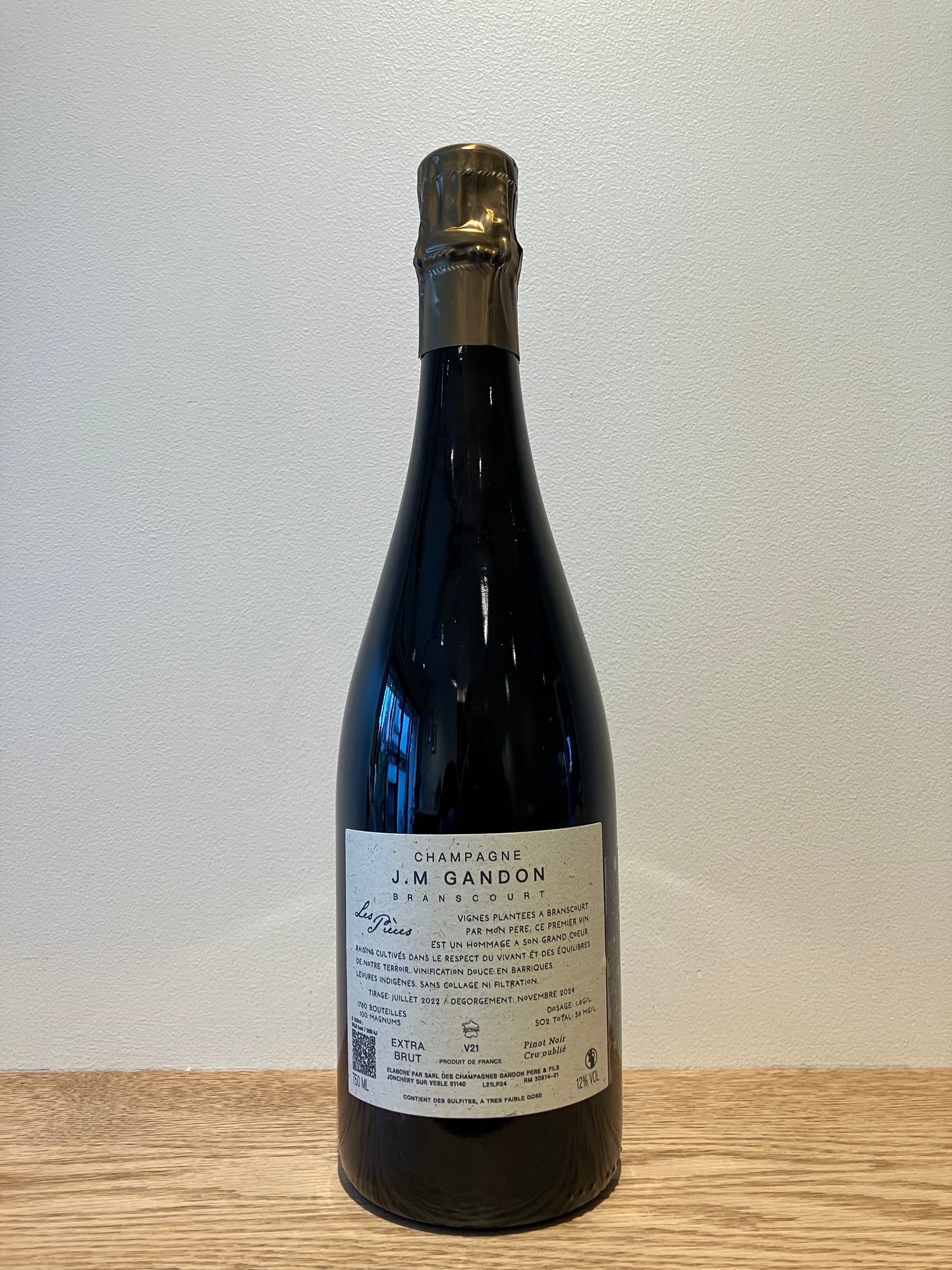 【購入条件付き】J.M Gandon Les Pieces (V21) NV / ガンドン レ・ピエス