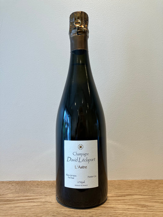 David Léclapart Champagne Cuvée l'Astre Blanc de Noir LV20 NV / ダヴィッド・レクラパール シャンパーニュ・キュヴェ・ラストル・ブラン・ド・ノワール