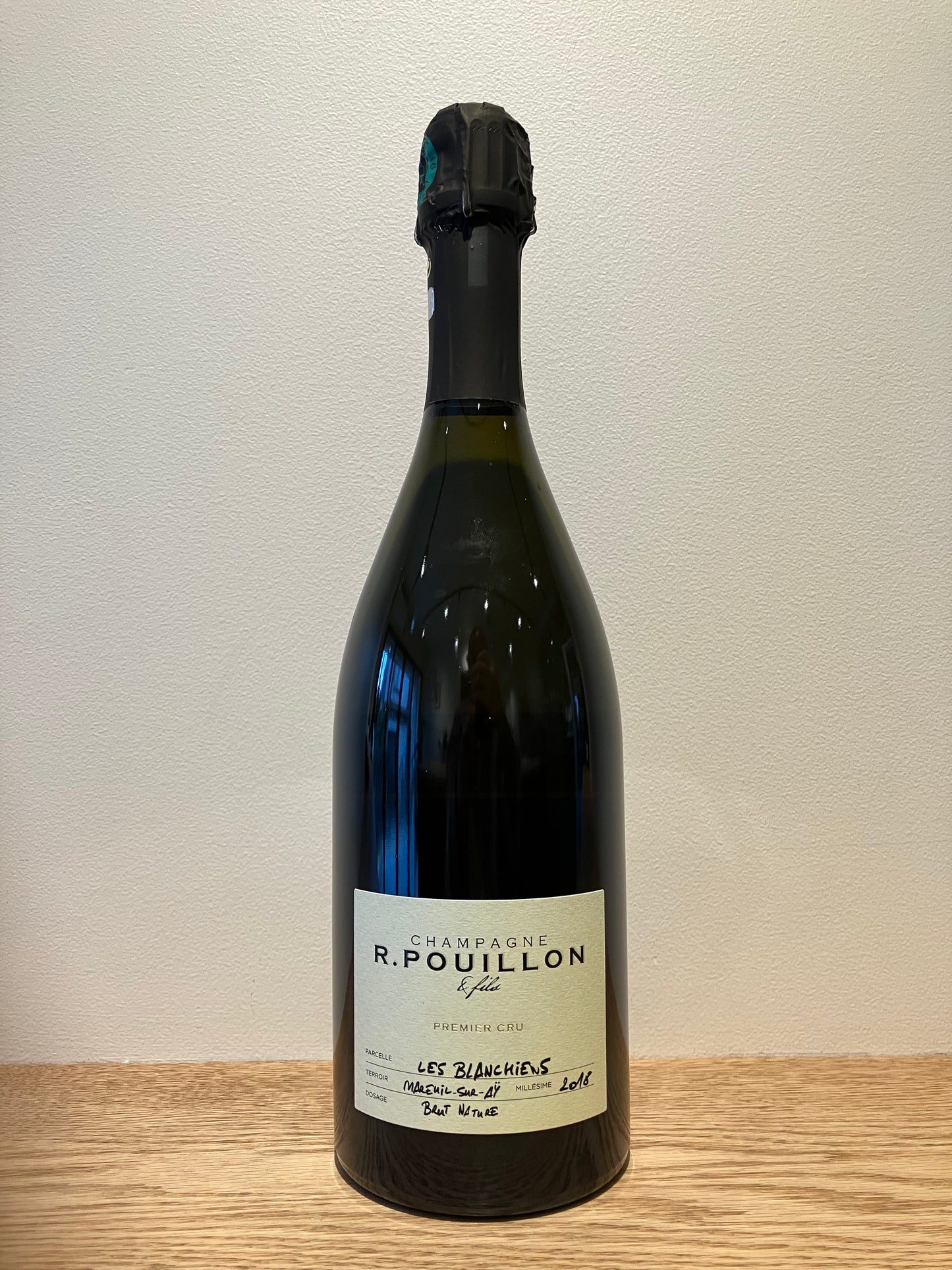 R. Pouillon & Fils Les Blanchiens Premier Cru Brut Nature 2018 / エール・プイヨン・エ・フィス レ・ブランシャン プルミエ・クリュ ブリュット・ナチュール