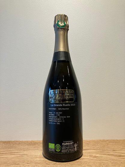 Champagne Marguet Brut Nature La Grande Ruelle Grand Cru 2020 / シャンパーニュ・マルゲ ブリュット・ナチュール ラ・グランド・リュエル・グラン・クリュ