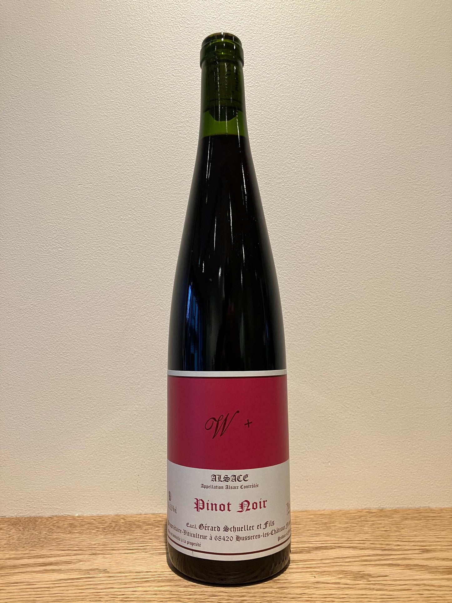 Gérard Schueller et Fils W+ 2023 / ジェラール・シュレール・エ・フィス ピノ・ノワール ドゥーブル・ヴェ・プリュス