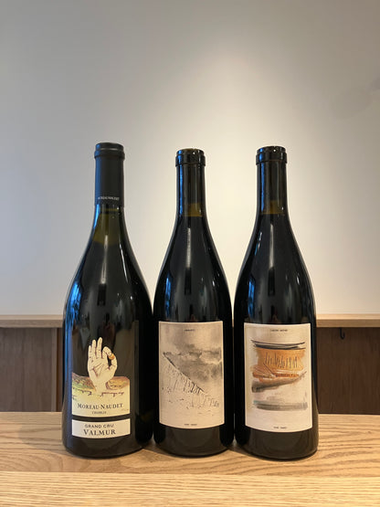 Moreau Naudet Chablis Grand Cru Valmur 2023 & Henri Chauvet Abrupt 2023 & Contre Nature 2023 / モロー・ノーデ シャブリ グラン・クリュ ヴァルミュール & アンリ・ショヴェ アブリュプト & コントル・ナチュール 3本セット