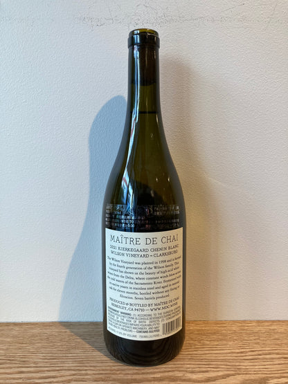 Maître de Chai Chenin Blanc Kierkegaard Dry Creek Valley 2021 / メートル・ド・シェ シュナン・ブラン キアークガード ドライ・クリーク・ヴァレー