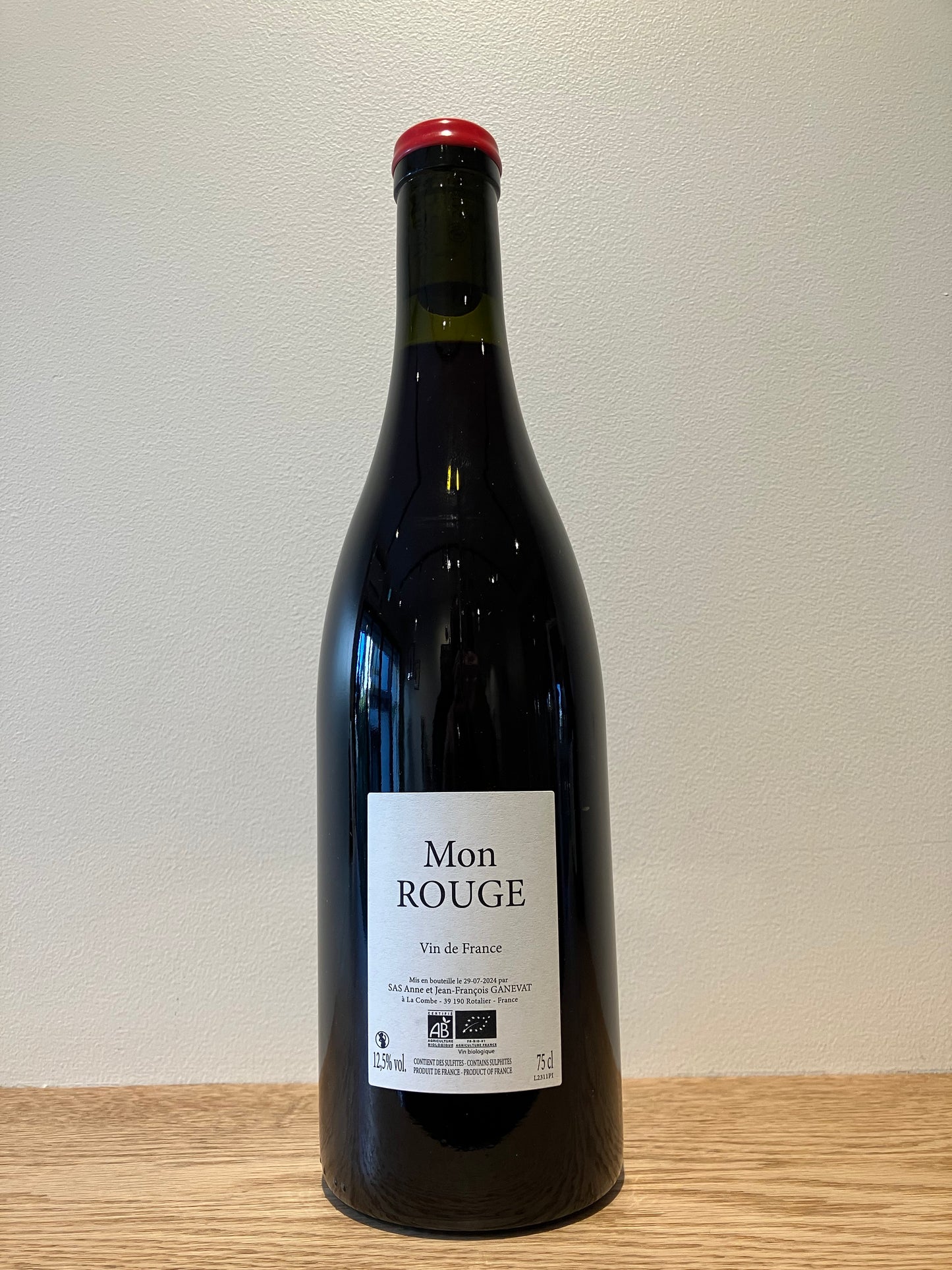Anne et Jean-François Ganevat Vin de France Rouge "Mon Rouge" NV(2023) / アンヌ・エ・ジャン・フランソワ・ガヌヴァ ヴァン・ド・フランス・ルージュ・モン・ルージュ