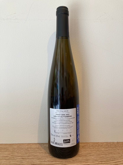 Louis Maurer Pinot Gris Duttenberg 2022 / ルイ・モーラー ピノ・グリ デュッテンベルグ